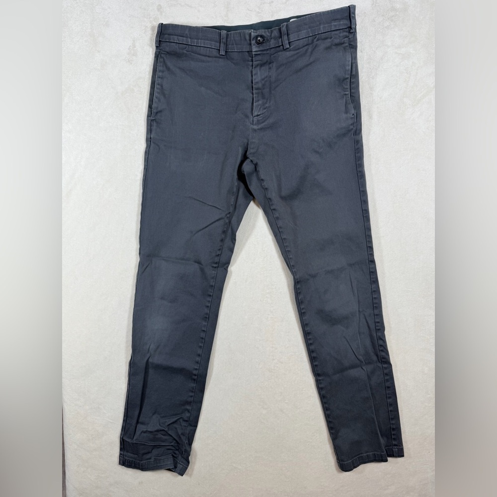 Men's Hill City 32W Huckberry Proof Slim Tactical Charcoal Gray Chinos